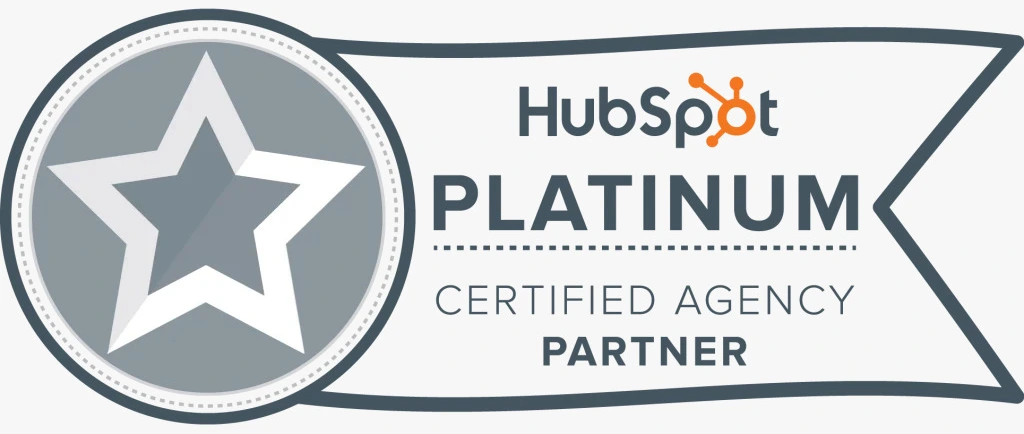 Insignia oficial de HubSpot Platinum Certified Agency Partner